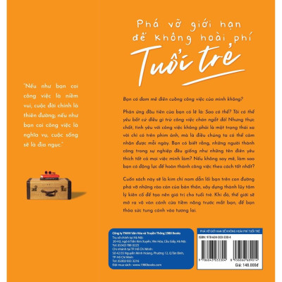  Sách -Phá Vỡ Giới Hạn Để Không Hoài Phí Tuổi Trẻ