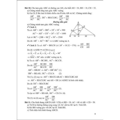 Sách - Giải nhanh các chuyên đề hình học 9 tài liệu thi vào lớp 10 (dùng chung cho các bộ sgk hiện hành) (HA-MK1)