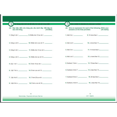 Sách: Toán Tài Năng - Từng Bước Chinh Phục Toán Học 5 (10-11 Tuổi) - Á Châu Books