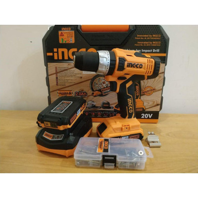 MÁY KHOAN BÚA DÙNG PIN 20V (2.0- 13MM) INGCO CIDLI20031 - HÀNG CHÍNH HÃNG