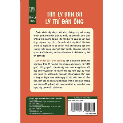 Sách - Tâm Lý Đàn Bà - Lý Trí Đàn Ông - 1980 Books