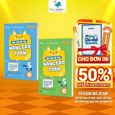 Sách - Bài Tập Bổ Trợ Nâng Cao Toán Lớp 5 - Phân loại lẻ/combo