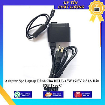 Sạc dùng cho Laptop DELL 45W 19.5V 2.31A Đầu USB Type C - Hàng Nhập Khẩu New Seal