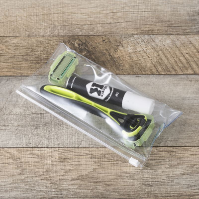 Dao Cạo Râu Thân Nhựa 5 Lưỡi Kép Kai Xfit 000GA0042 (Set 1 Thân + 2 Dao + 1 Tạo Bọt Mini)