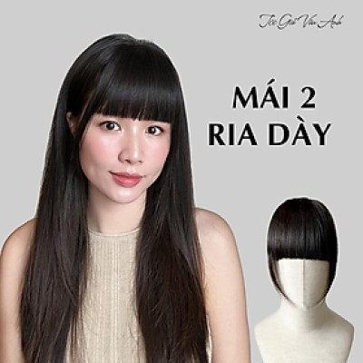Mái 2 ria dày tóc thậ.t nữ (không có tóc phía sau) - Tóc Đẹp Vân Anh