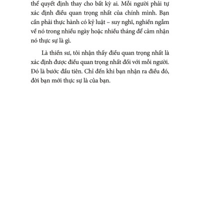 Điều Quan Trọng Nhất