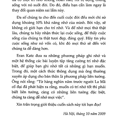 Bí Mật Của Một Trí Nhớ Siêu Phàm ( Tặng Bookmark Tuyệt Đẹp )