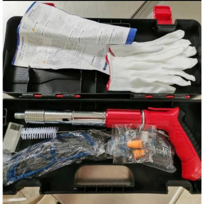 Máy Bắn Đinh Bê Tông Xuyên Sắt Thép Loại Xịn Vỏ Inox – Kèm 100 Đinh Và Hộp Đựng