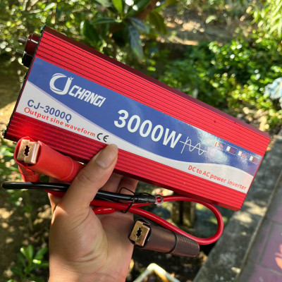 Kích Điện Inverter 12V Lên 220v - 3000W Sóng Sin – Loại Xịn Cao Cấp Siêu Bền , đèn trang trí