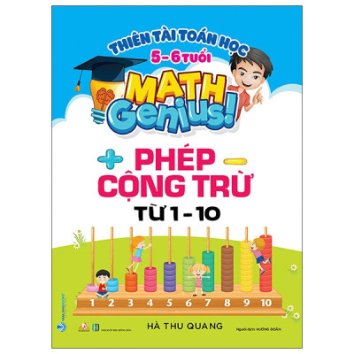 Combo Thiên Tài Toán Học Dành Cho Trẻ 5-6 Tuổi - 6 Cuốn - Hà Thu Quang - Vanlangbooks