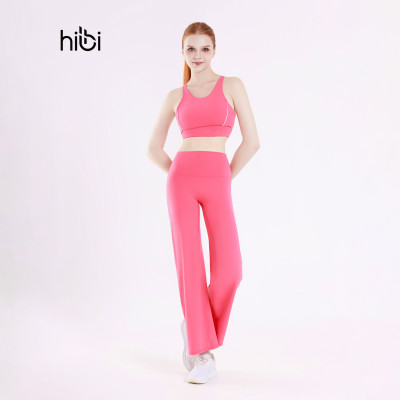 Quần dài ống suông Hibi Sports QD328, Kiểu lưng cao tôn dáng