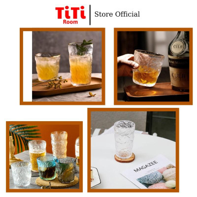 Ly thủy tinh uống rượu vang cao cấp Cốc thủy tinh chịu nhiệt cá tính 380ml