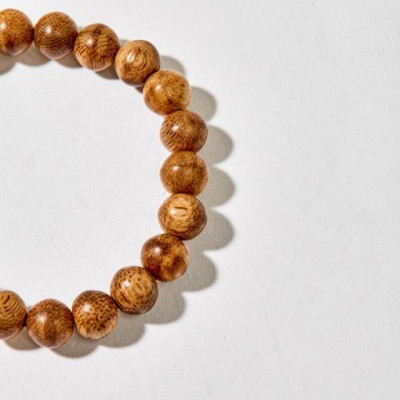 Vòng Tay Trầm Hương Mix Đá Phong Thuỷ Mệnh Thuỷ Charm Bạc 925 Thuỷ Mệnh Thuỷ