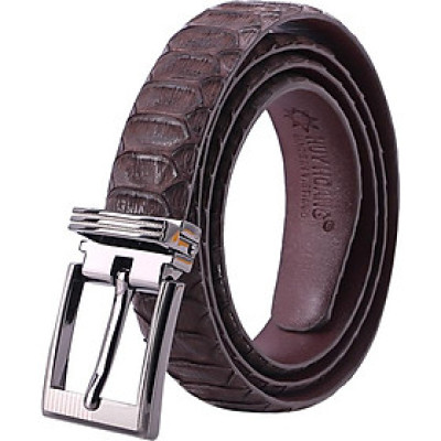 Thắt Lưng Nữ Da Trăn VIP Huy Hoàng HT5314 - Nâu