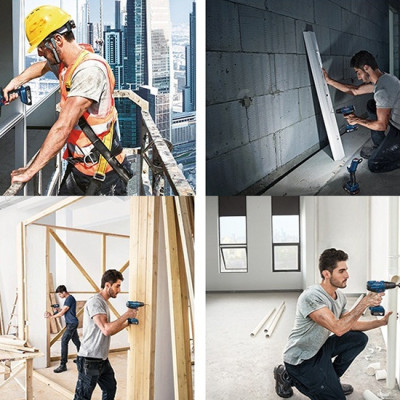 Máy Khoan Vặn Vít Dùng Pin Động Lực Bosch GSB 180-LI + Phụ Kiện