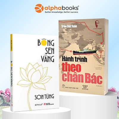 Combo Bông Sen Vàng - Thời Niên Thiếu Của Chủ Tịch Hồ Chí Minh Dưới Ngòi Bút Nhà Văn Sơn Tùng (Omega Plus) + Hành Trình Theo Chân Bác (NXB Trẻ)