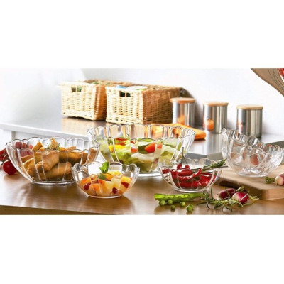 Bộ 10 bát (chén) cơm thủy tinh Luminarc Arcade 12cm G2702*10 | Hàng chính hãng