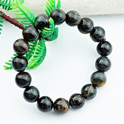 Vòng Tay Đá Mắt Hổ Tiger Eye Xanh Tự Nhiên