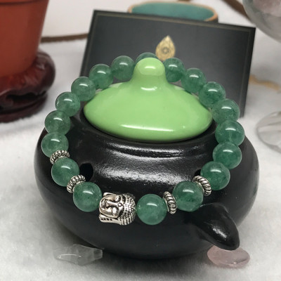 Vòng Tay Đá Thạch Anh Ưu Linh Rêu Xanh Ngọc Quý Gemstones TA040