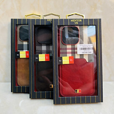 Ốp lưng dành cho iPhone 14 Pro Max Mentor VII nhét thẻ- Hàng chính hãng