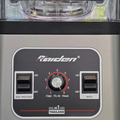 Máy xay sinh tố công nghiệp chống ồn 3L Raiden RD-630, công suất 2680W xay đá, gia vị, rau má, nước sốt, hạt khô-Hàng chính hãng