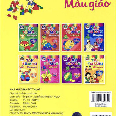 Dành Cho Trẻ Mầm Non - Tập Tô Màu Mẫu Giáo - Chủ Đề Kỹ Năng Sống (2022)