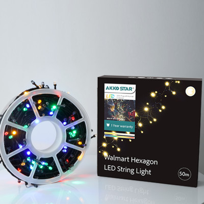 DÂY ĐÈN 240 LED 50M MIX NHIỀU MÀU 53357 AKKO STAR    - HÀNG CHÍNH HÃNG