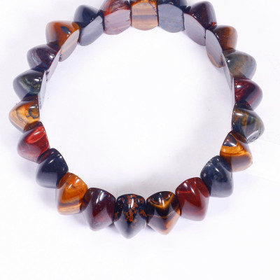 Vòng tay đá mắt hổ tam tài nanh hổ - Ngọc Quý Gemstones