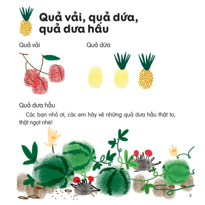 100++ Ý Tưởng Sáng Tạo Vẽ Tranh Bằng Vân Tay - Thực Vật - Bìa Cứng