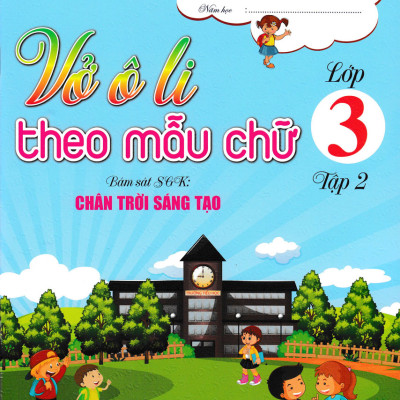 Combo Vở Ô Li Bài Tập Toán Lớp 3 + Vở Ô Li Theo Mẫu Chữ Lớp 3 (Bám Sát SGK Chân Trời Sáng Tạo) (Bộ 4 Cuốn) - HA 