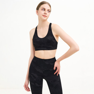 Set đồ tập Yoga Gym Hibi Sports H128 Áo 2 dây đánh đôi, Kèm mút ngực