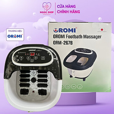 Bồn massage ngâm chân OROMI ORM-267B - Máy mát xa chân thư giãn tự động làm nóng nước