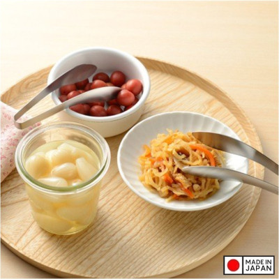 Kẹp gắp inox đa năng Mini Fit Tong 136mm - Hàng nội địa Nhật Bản nhập khẩu chính hãng