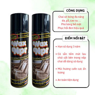 Chai Xịt BóngVệ Sinh Nội Thất Ô Tô – Phục Hồi Đồ Da, Nhựa, Gỗ Hiệu Quả, Tăng Độ Bóng Như Mới, ĐÈN TRANG TRÍ , ĐỒNG HỒ TREO TƯỜNG