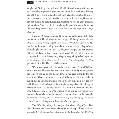 Tự Truyện Henry Ford - Cuộc Đời Và Sự Nghiệp Của Tôi