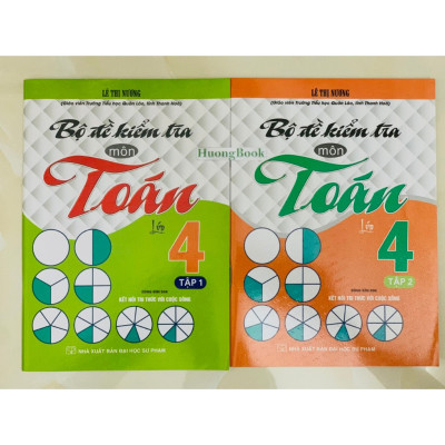 Sách - Combo Bộ Đề Kiểm Tra Môn Toán Lớp 4 Tập 1 + 2 (Dùng Kèm SGK Kết Nối Tri Thức Với Cuộc Sống)