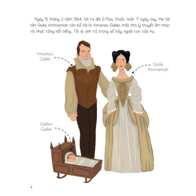 Sách - Cuộc đời của các danh nhân -  Galileo Galilei - ndbooks