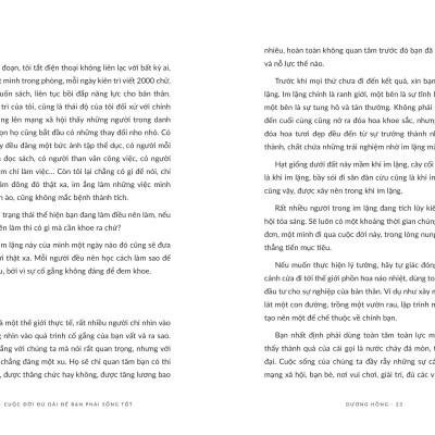 Cuộc Đời Đủ Dài Để Bạn Phải Sống Tốt