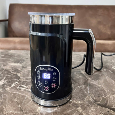 Máy tạo bọt sữa, cà phê, ca cao New Digital 5 trong 1 chuyên nghiệp thương hiệu Mỹ Biolomix BMF102E - Hàng chính hãng (BẢO HÀNH 1 NĂM)