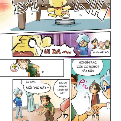 Truyện tranh manga Nhiệm Vụ Khoa Học Kỳ Bí tập 8: Chào mừng tới công viên robot!