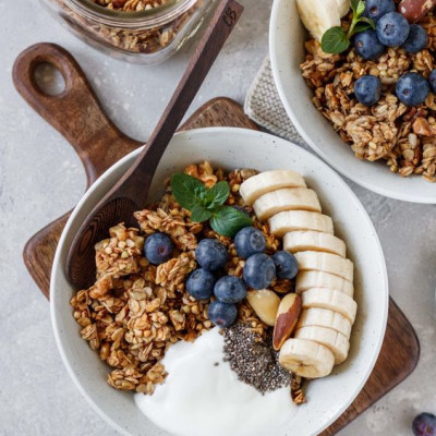 Ngũ cốc trái cây ăn kiêng Granola Fruity berry 350gr dan.d.pak,công nghệ châu âu,không chất bảo quản