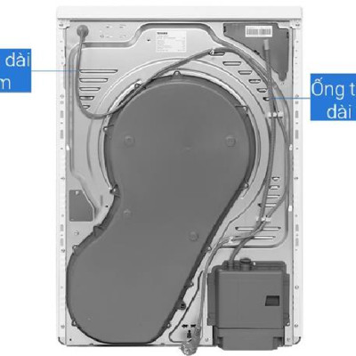 Máy sấy bơm nhiệt Toshiba 8 kg TD-T37BS90HWV(WT) - HÀNG CHÍNH HÃNG - CHỈ GIAO HCM