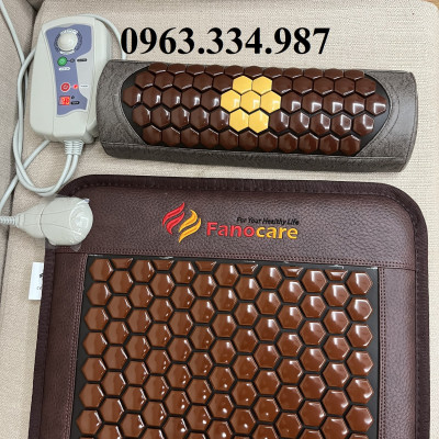 Thảm/Nệm đá nhiệt nóng Fanocare KT 50 *150*3.5cm FN01A (Tặng kèm 1 gối đá tourmaline)