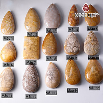 Dây chuyền đá san hô 38-45mm - Ngọc Quý Gemstones