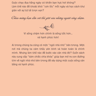 Sách - Tâm ta là ngôi nhà, ngôi nhà nhỏ có hoa