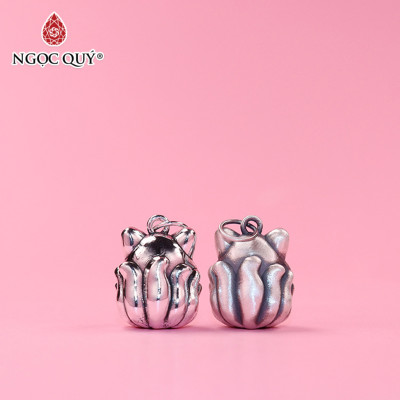 Charm treo 3D hồ ly 9 đuôi - Ngọc Quý Gemstones