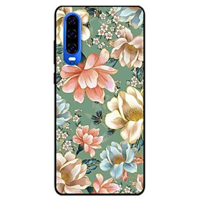 Ốp lưng dành cho Huawei P30 - P30 Lite - Y7 Pro - Y9 2019 mẫu Hoa Xanh Hồng Vàng