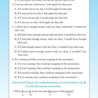 Bài Tập Trắc Nghiệm Tiếng Anh Lớp 8 Tập 2 - Có Đáp Án