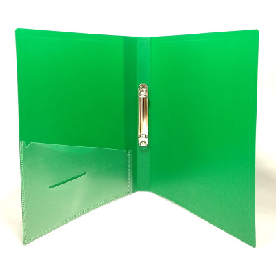 Bìa Còng 2.5Cm Nhựa A4 King-Star - Màu Xanh Lá