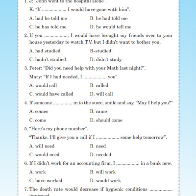 Bài Tập Trắc Nghiệm Tiếng Anh Lớp 8 Tập 2 - Có Đáp Án